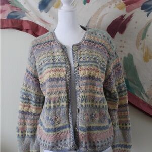 Vintage Embroidered Cardigan